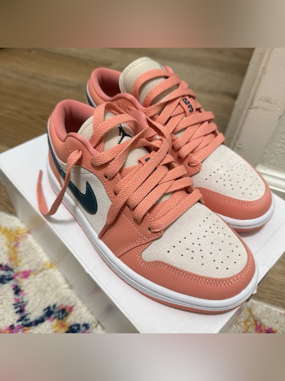 Nike jordan 1 low - Coral Pink & Navy